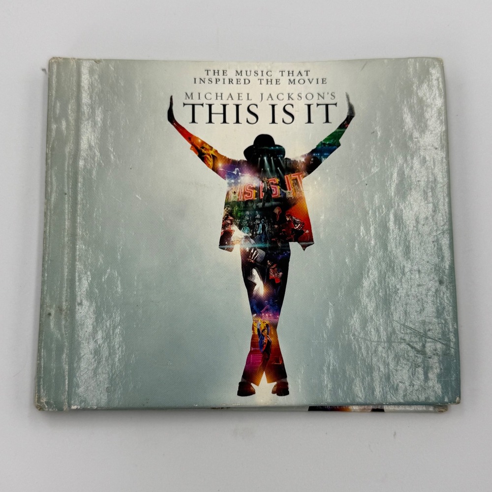 Michael Jackson This Is It Hardcover Book Case Only • No‎ Discs • 2009 Epic